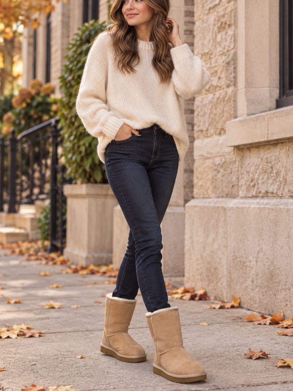 UGG Classic Short II Boots – Sand – Women’s Size 8